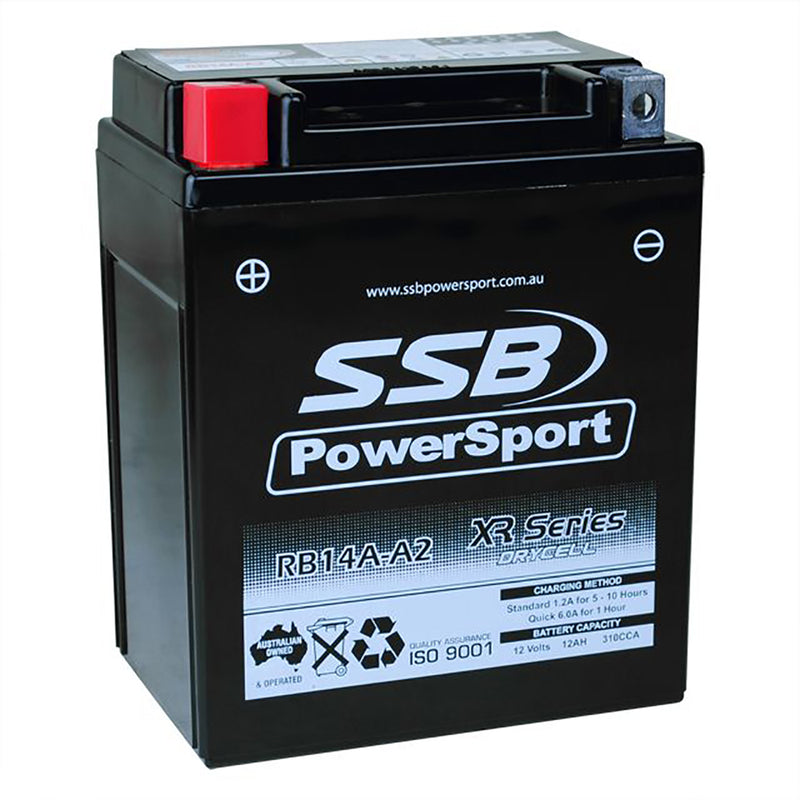 RB14A-A2 High Peformance AGM Motorcycle Battery