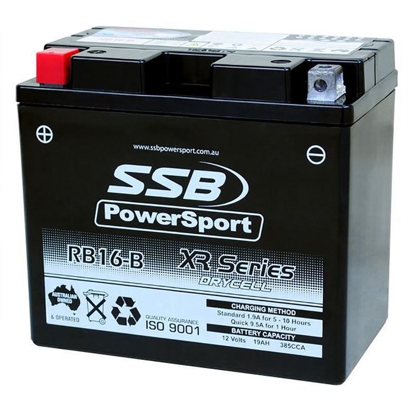 RB16-B High Peformance AGM Motorcycle Battery