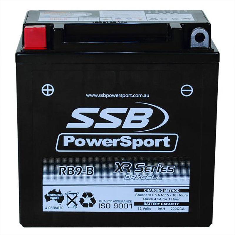 RB9-B High Peformance AGM Motorcycle Battery