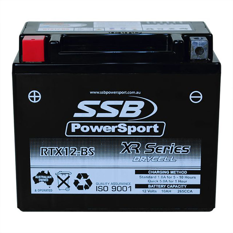 RTX12-BS High Peformance AGM Motorcycle Battery