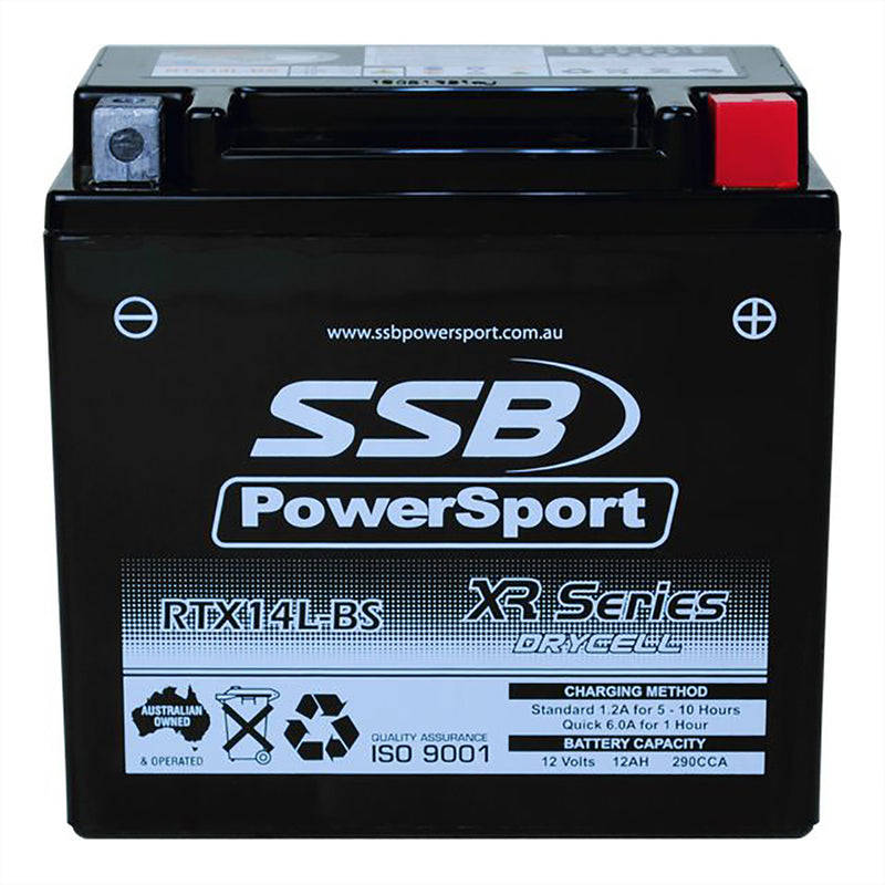 RTX14L-BS High Peformance AGM Motorcycle Battery