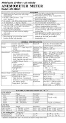 Anemometer - Air Flow & Air Velocity