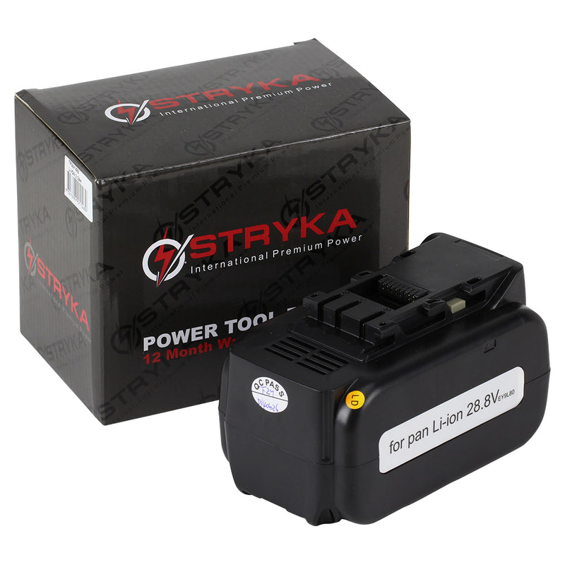 Stryka power tool battery for PANASONIC EY9L80 28.8V 2000mAh Li-ion - Battery Specialists