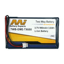 3.7V 950mAh LiIon Two Way Radio battery suit. for GME