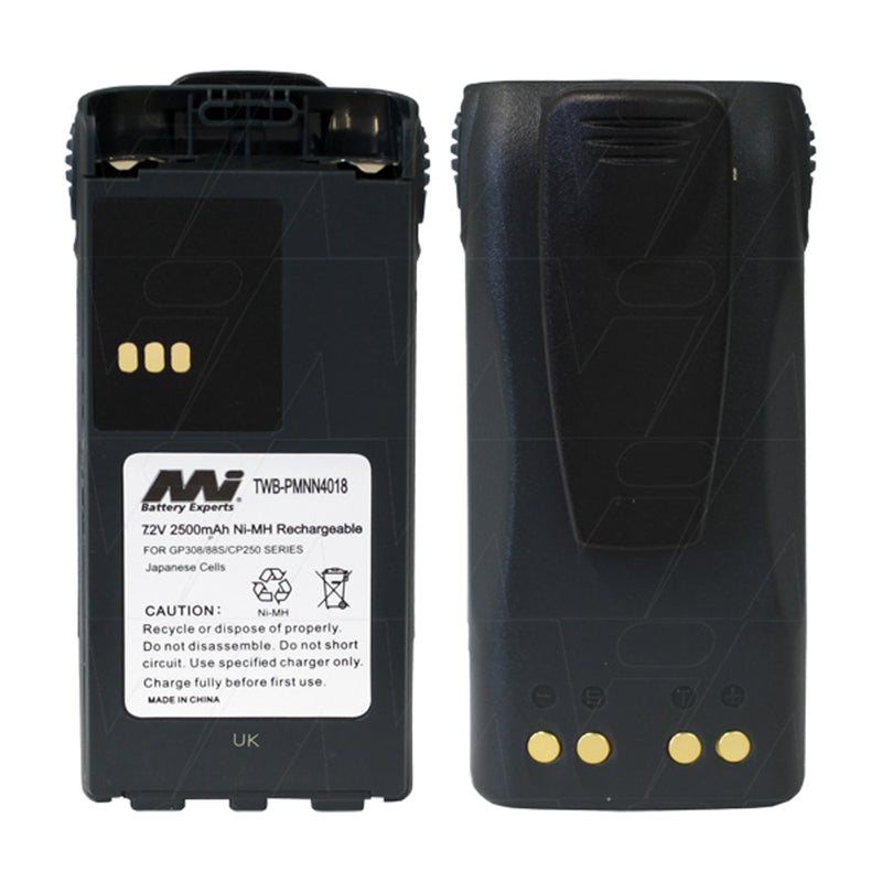 7.2V 2500mAh NiMH Two Way Radio battery suit. for Motorola GP308-GP88s