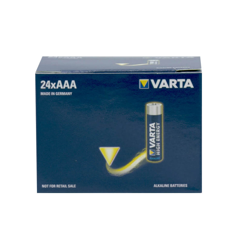 Varta HIGH ENERGY Industrial AAA size - BULK BOX OF 24 - CLEARANCE PRICE!!