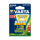VARTA Ready 2 Use 800mAh AAA Ni-MH Batteries 4 Pack