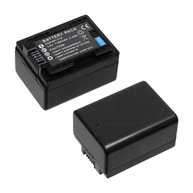 3.6V 1780mAh LiIon Video-Camcorder battery suit. for Canon