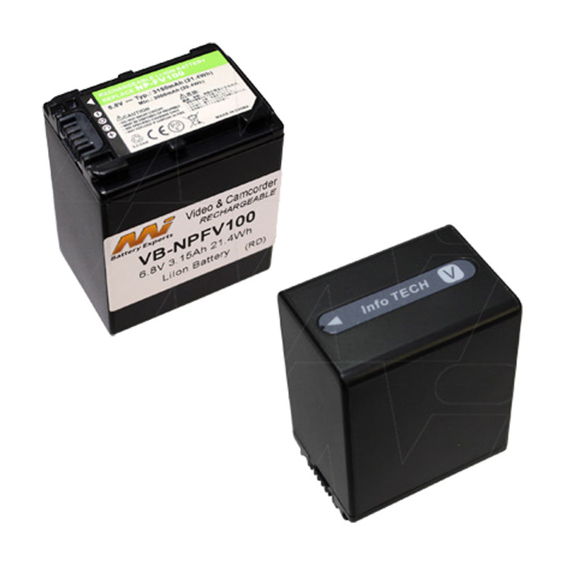 6.8V 3150mAh LiIon Video-Camcorder battery suit. for Sony