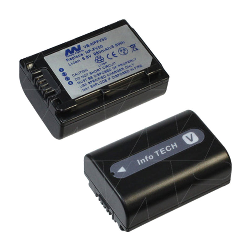 6.8V 980mAh LiIon Video-Camcorder battery suit. for Sony