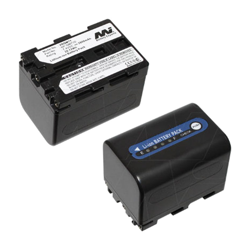 7.4V 2800mAh LiIon Video-Camcorder battery suit. for Sony