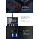 XTAR VC4S 4 Cell LiIon-NiMH Battery Charger with LCD display
