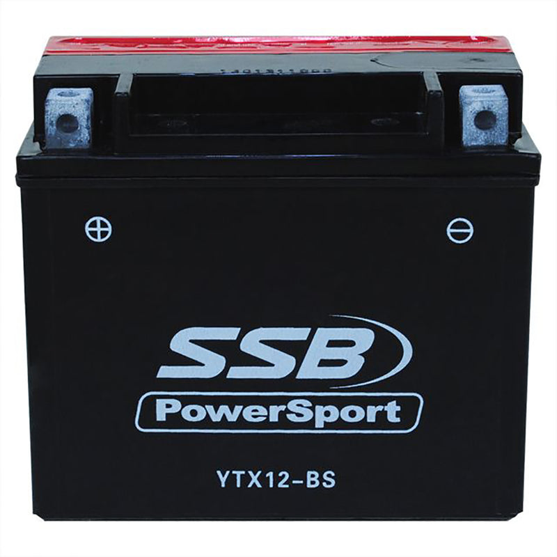 YTX12-BS Maintenance Free Motorcycle Battery