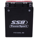 YTX14AHL-BS High Performance Maintenance Free Motorcycle Battery